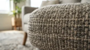 Close-up of the airflow mesh weave on a breathable mesh office chair for hot sleepers showing tight tension.